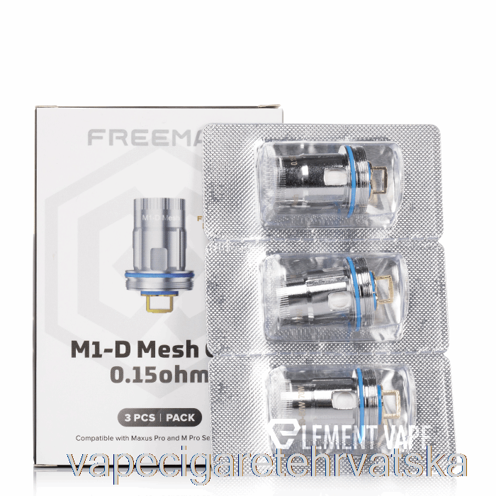 Vape Cigarete Freemax M1-d Mrežaste Zavojnice 0.15 Ohm M1-d Mrežaste Zavojnice